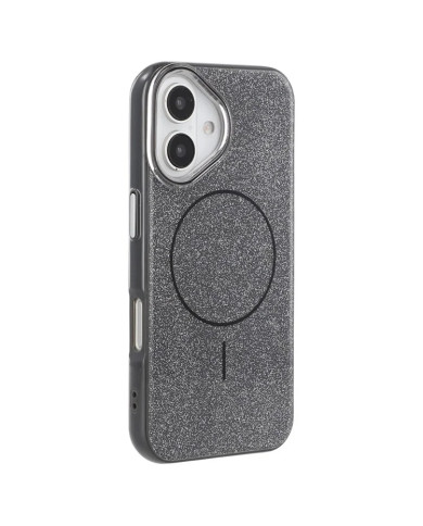 Husa MagGlitter » iPhone 16 Pro Max, MagCase, PC, Shinny, Black