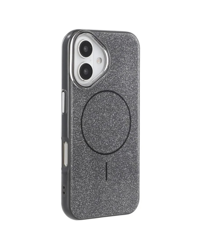 Husa MagGlitter » iPhone 16 Pro Max, MagCase, PC, Shinny, Black