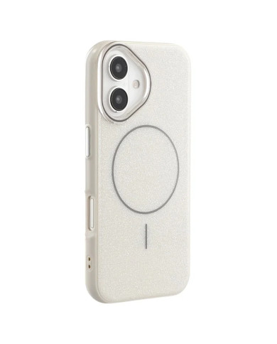 Husa MagGlitter » iPhone 16 Pro Max, MagCase, PC, Shinny, White