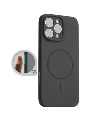 Husa MagThin » iPhone 16 Pro, SoftTouch, Camera Control, TPU, Deep Black