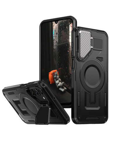 Husa UrbanMag » Samsung A16, Armor MagCase, CamBracket, Black