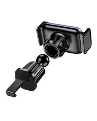 Kaku (KSC-1495) - Suport Auto, montaj Ventilatie, cleme laterale, 360°, AutoGravity, PullClip, Black