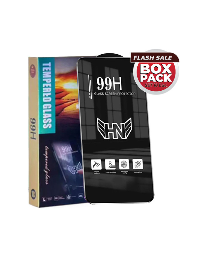 99H Clear Folie Samsung A07 (A075) » 3D Full Glass, frame BLACK