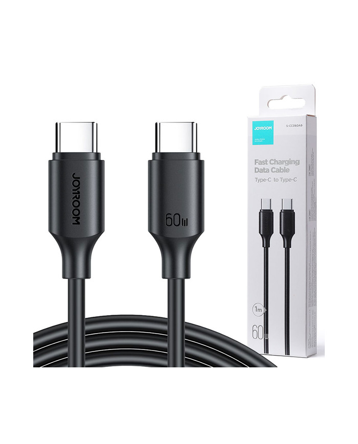 Joyroom (S-CC060A9) - Cablu Date si Incarcare, USB-C, PD60W, QC3.0, 1m, Black